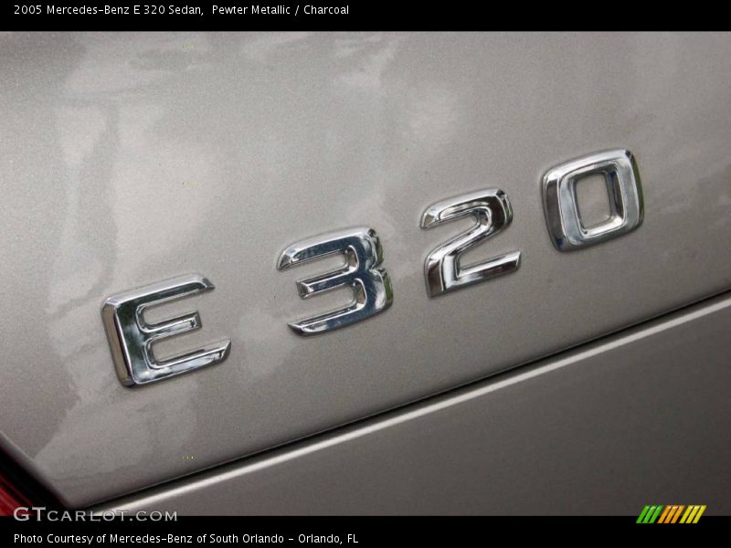 Pewter Metallic / Charcoal 2005 Mercedes-Benz E 320 Sedan