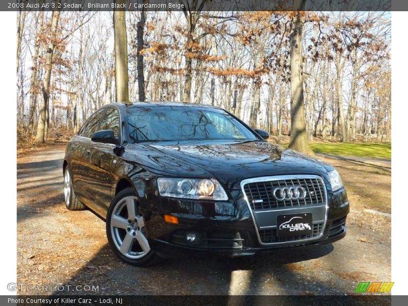 Brilliant Black / Cardamom Beige 2008 Audi A6 3.2 Sedan