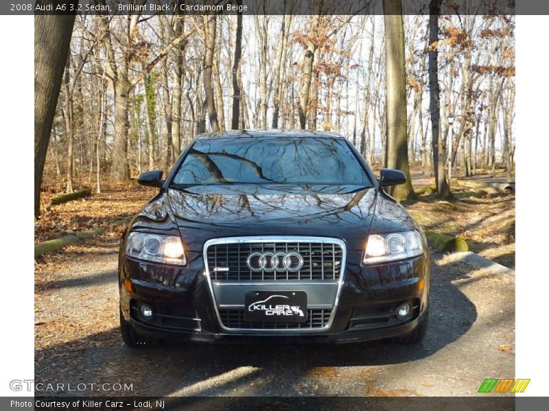 Brilliant Black / Cardamom Beige 2008 Audi A6 3.2 Sedan