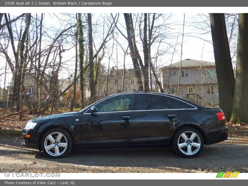 Brilliant Black / Cardamom Beige 2008 Audi A6 3.2 Sedan