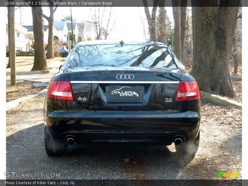 Brilliant Black / Cardamom Beige 2008 Audi A6 3.2 Sedan