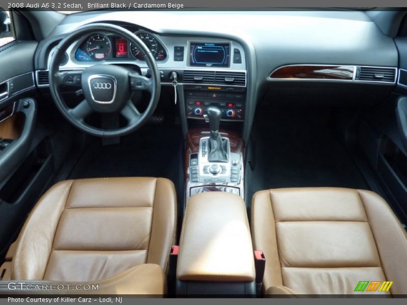 Brilliant Black / Cardamom Beige 2008 Audi A6 3.2 Sedan