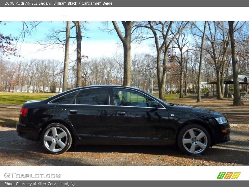 Brilliant Black / Cardamom Beige 2008 Audi A6 3.2 Sedan