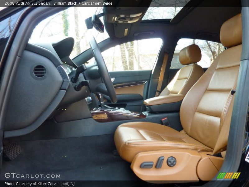 Brilliant Black / Cardamom Beige 2008 Audi A6 3.2 Sedan