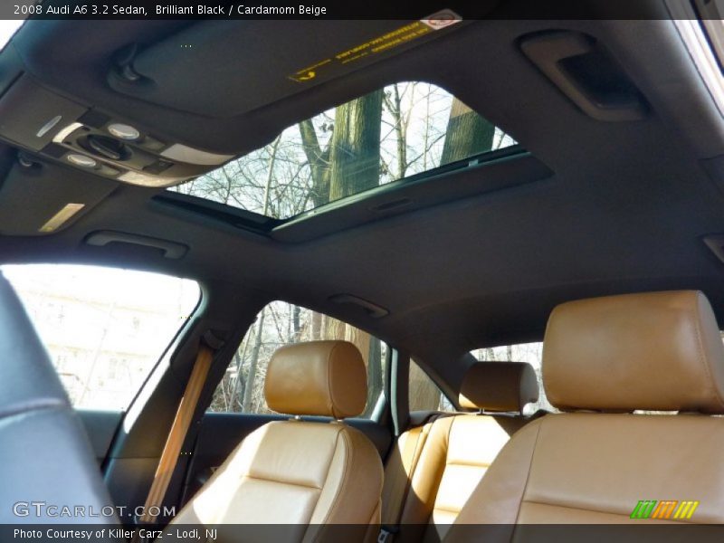 Brilliant Black / Cardamom Beige 2008 Audi A6 3.2 Sedan