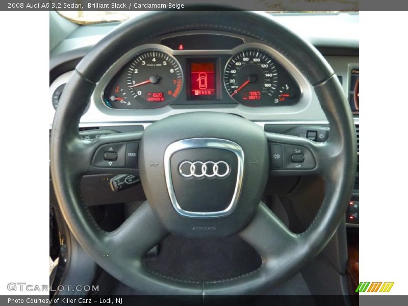 Brilliant Black / Cardamom Beige 2008 Audi A6 3.2 Sedan