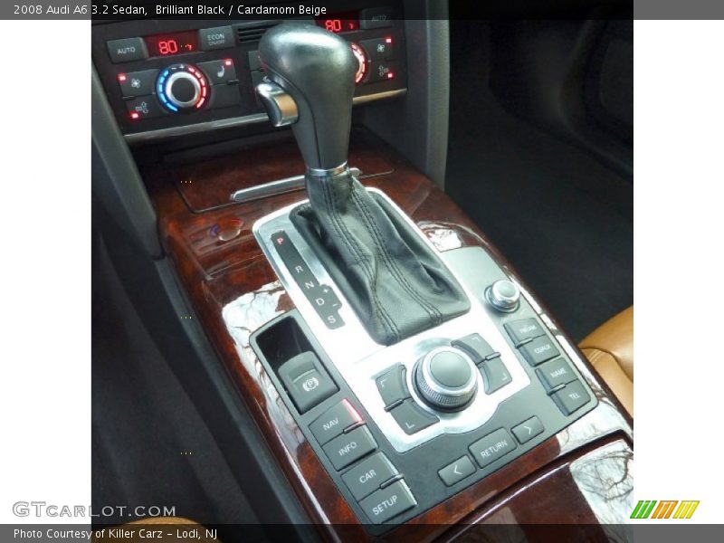 Brilliant Black / Cardamom Beige 2008 Audi A6 3.2 Sedan