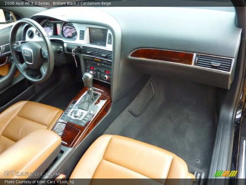 Brilliant Black / Cardamom Beige 2008 Audi A6 3.2 Sedan