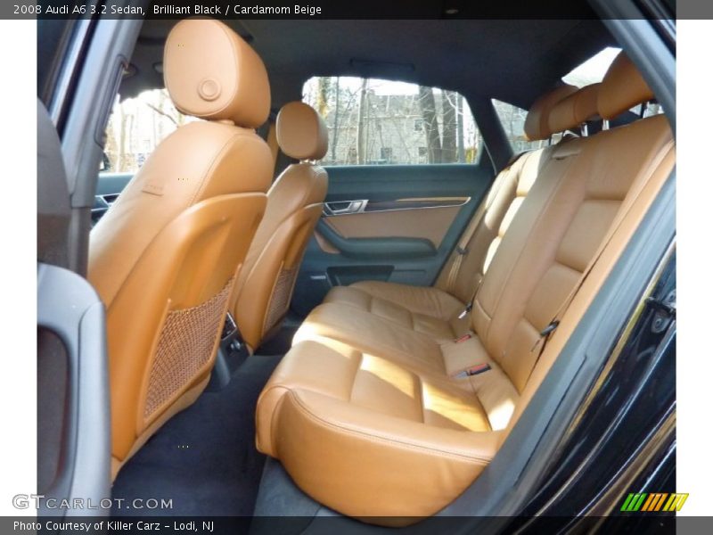 Brilliant Black / Cardamom Beige 2008 Audi A6 3.2 Sedan
