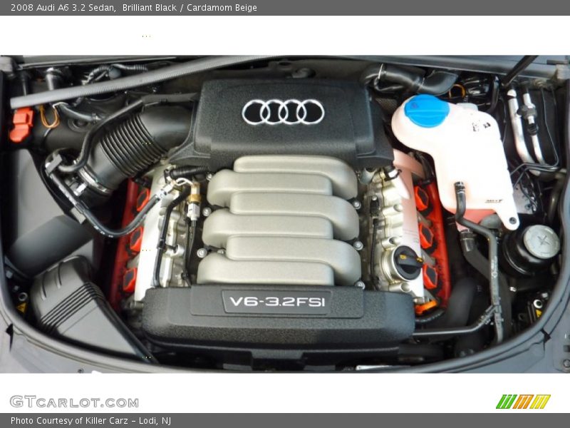 Brilliant Black / Cardamom Beige 2008 Audi A6 3.2 Sedan