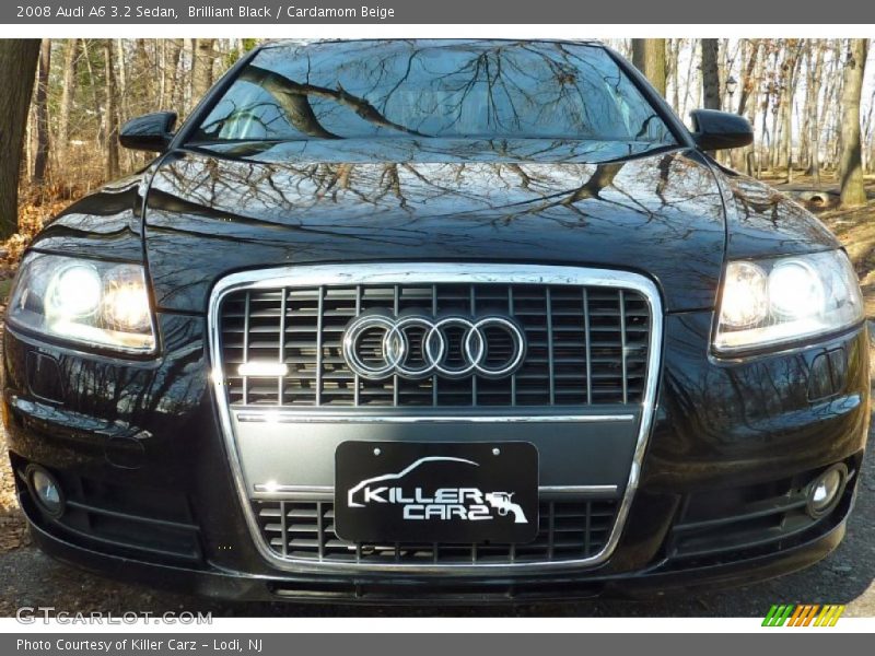 Brilliant Black / Cardamom Beige 2008 Audi A6 3.2 Sedan