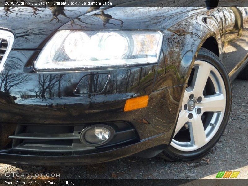 Brilliant Black / Cardamom Beige 2008 Audi A6 3.2 Sedan