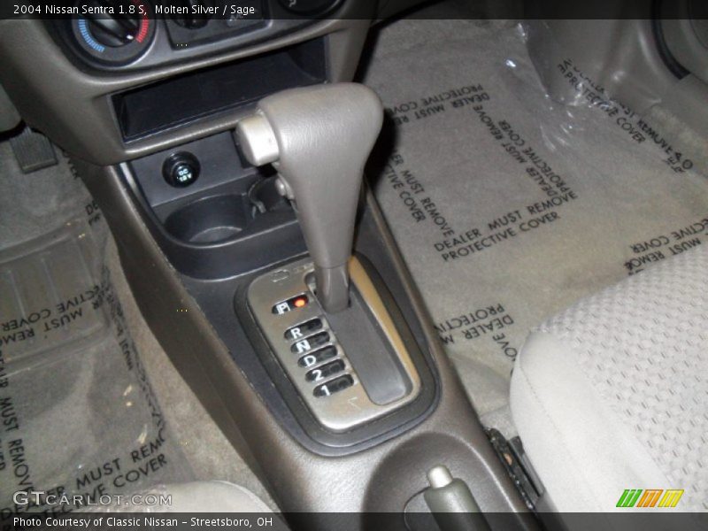 Molten Silver / Sage 2004 Nissan Sentra 1.8 S