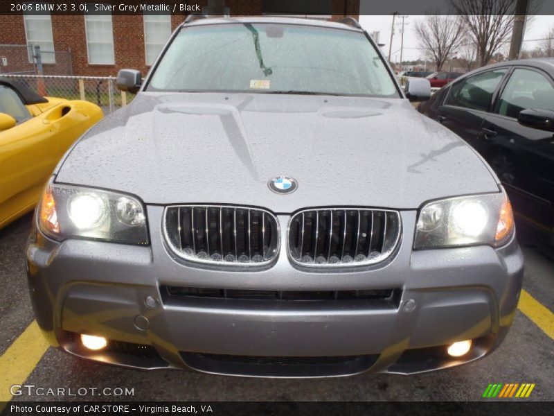 Silver Grey Metallic / Black 2006 BMW X3 3.0i