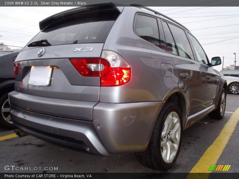 Silver Grey Metallic / Black 2006 BMW X3 3.0i