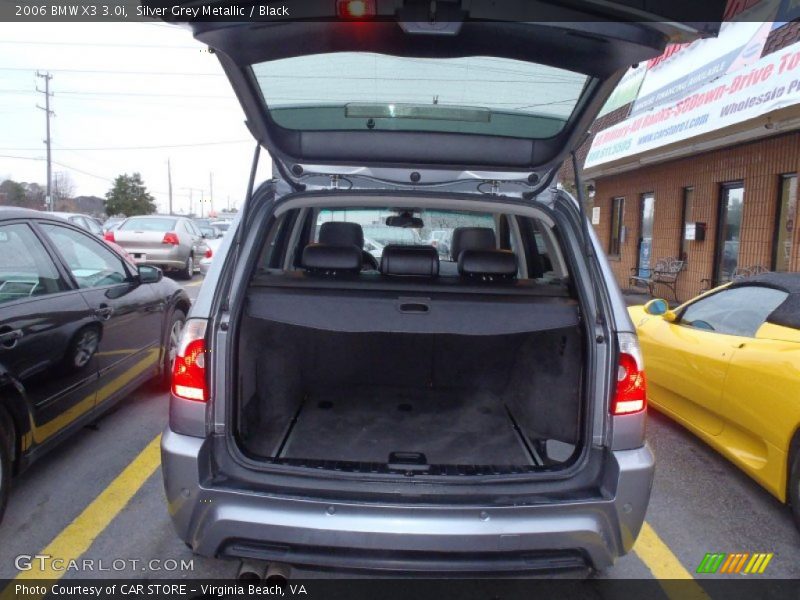 Silver Grey Metallic / Black 2006 BMW X3 3.0i