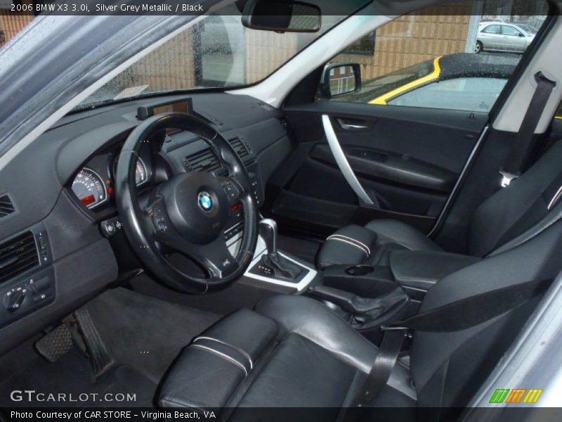 Silver Grey Metallic / Black 2006 BMW X3 3.0i