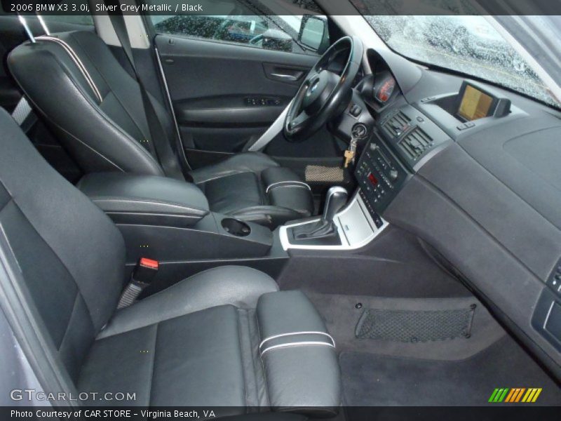Silver Grey Metallic / Black 2006 BMW X3 3.0i