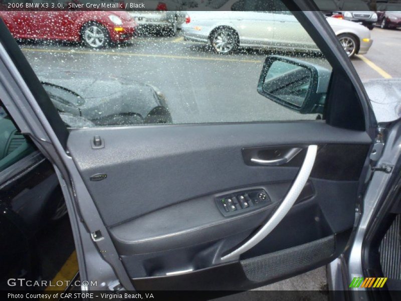 Silver Grey Metallic / Black 2006 BMW X3 3.0i