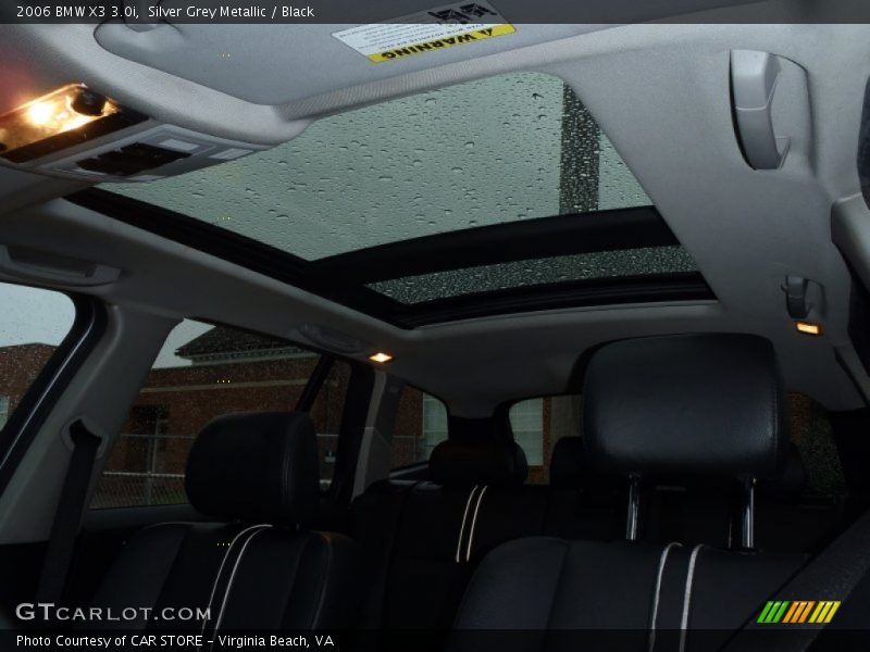 Silver Grey Metallic / Black 2006 BMW X3 3.0i