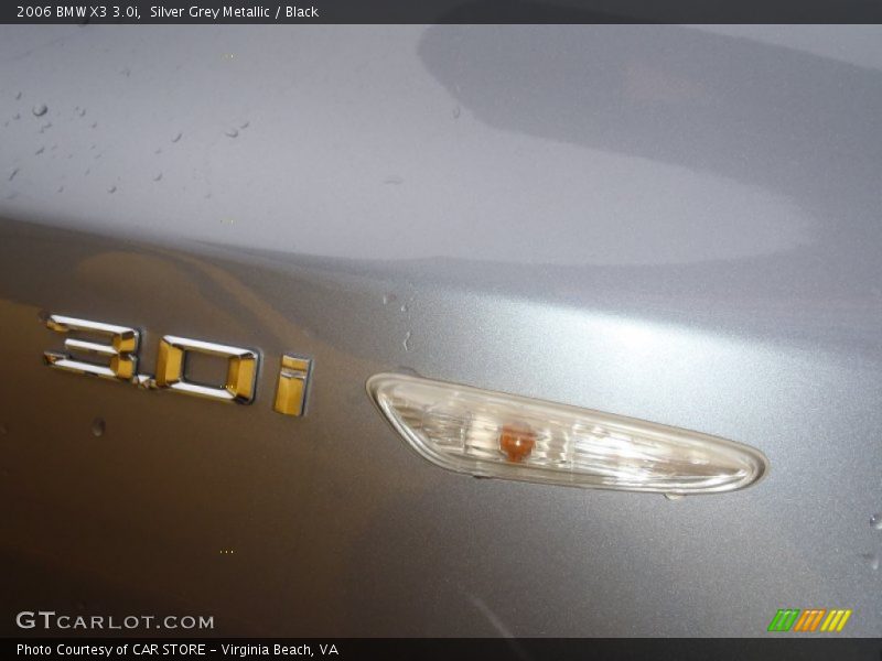 Silver Grey Metallic / Black 2006 BMW X3 3.0i