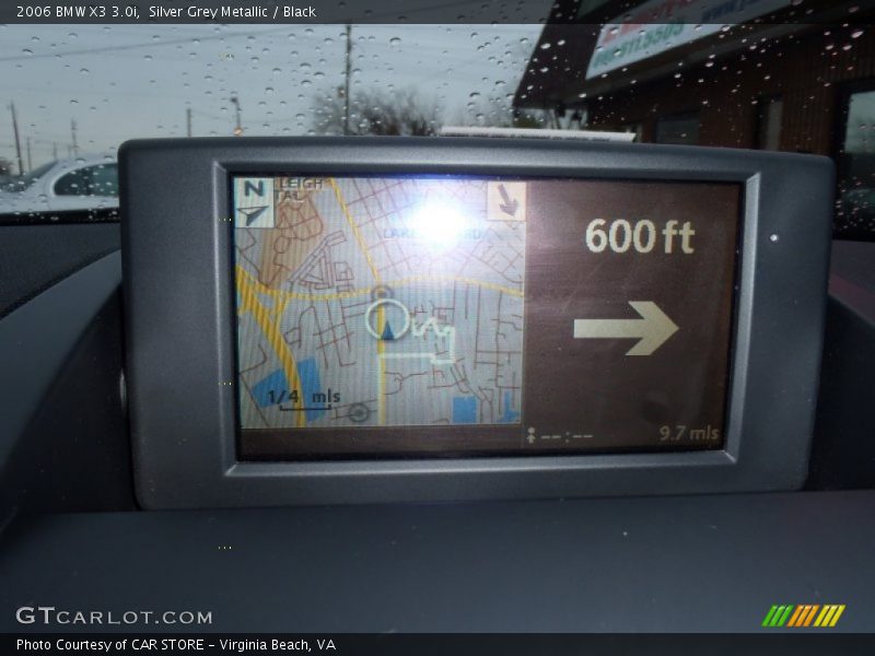 Silver Grey Metallic / Black 2006 BMW X3 3.0i