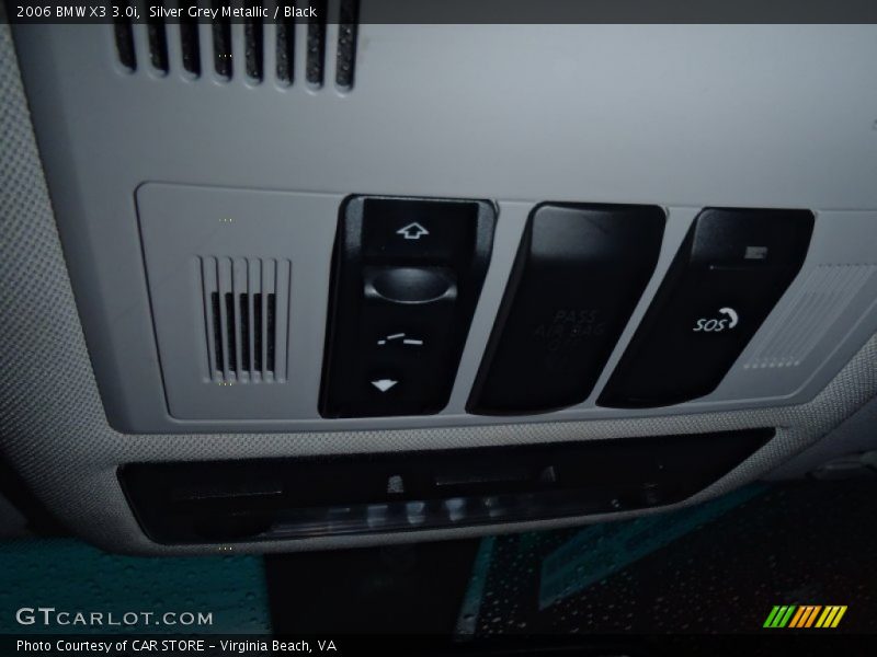 Silver Grey Metallic / Black 2006 BMW X3 3.0i