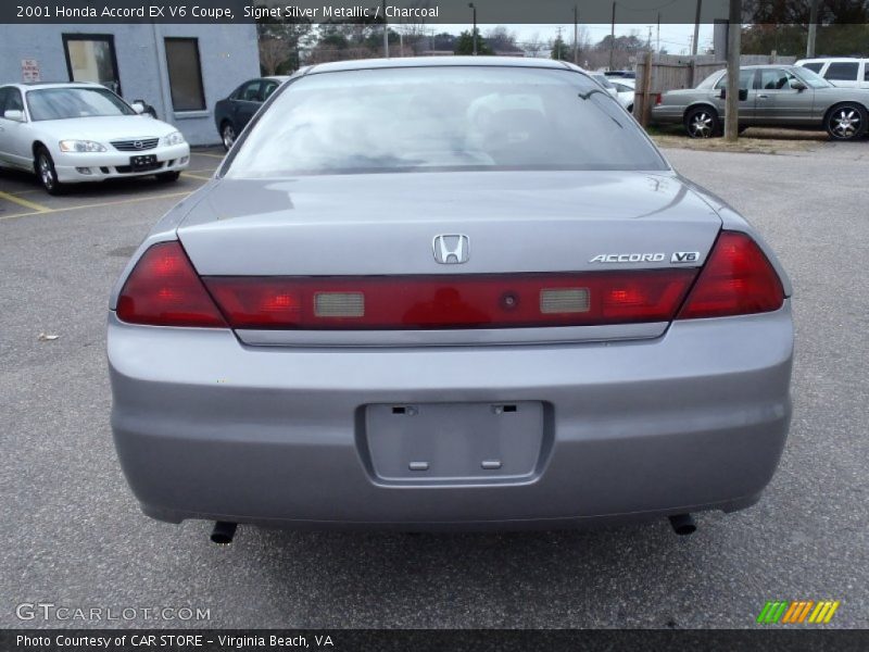 Signet Silver Metallic / Charcoal 2001 Honda Accord EX V6 Coupe