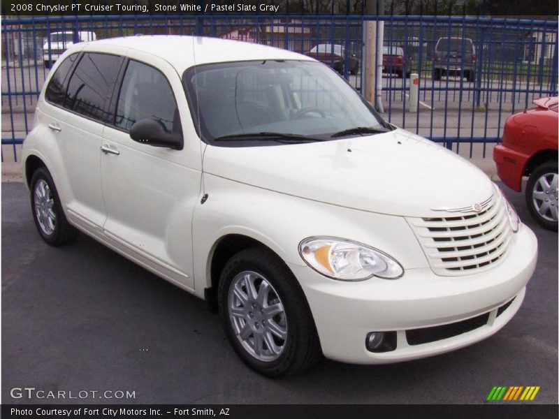 Stone White / Pastel Slate Gray 2008 Chrysler PT Cruiser Touring