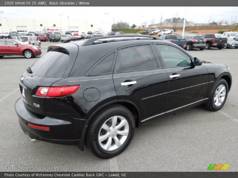 Black Obsidian / Willow 2005 Infiniti FX 35 AWD