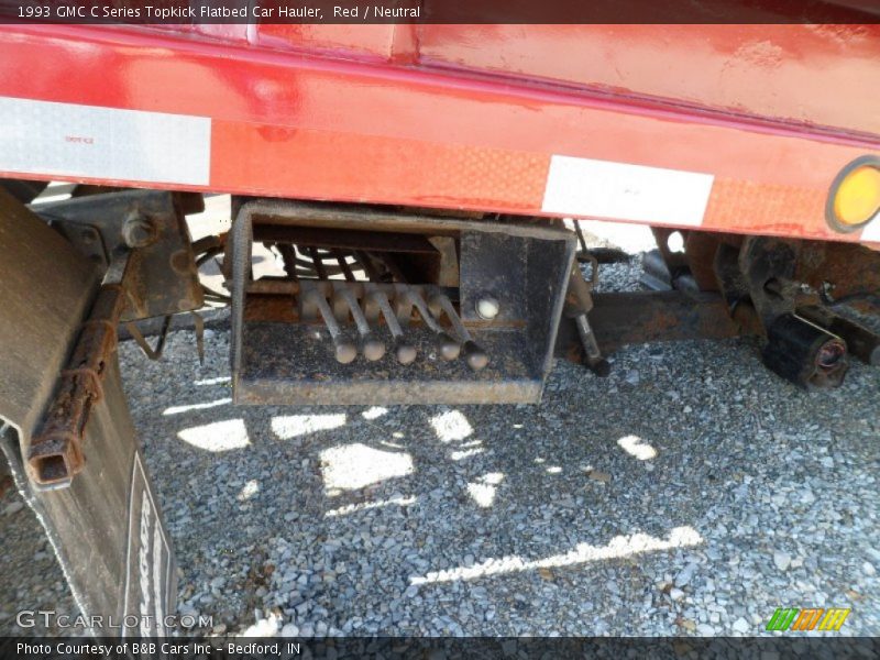 Red / Neutral 1993 GMC C Series Topkick Flatbed Car Hauler