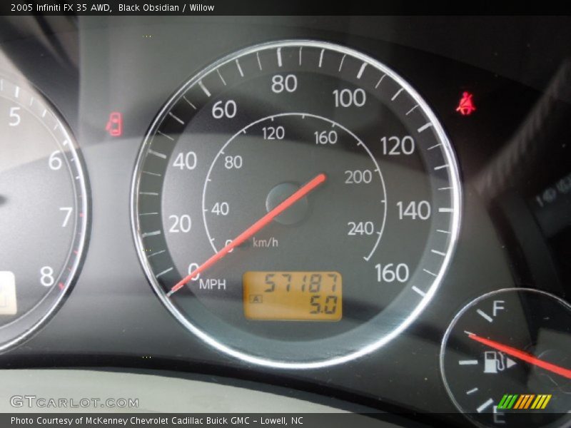 Black Obsidian / Willow 2005 Infiniti FX 35 AWD