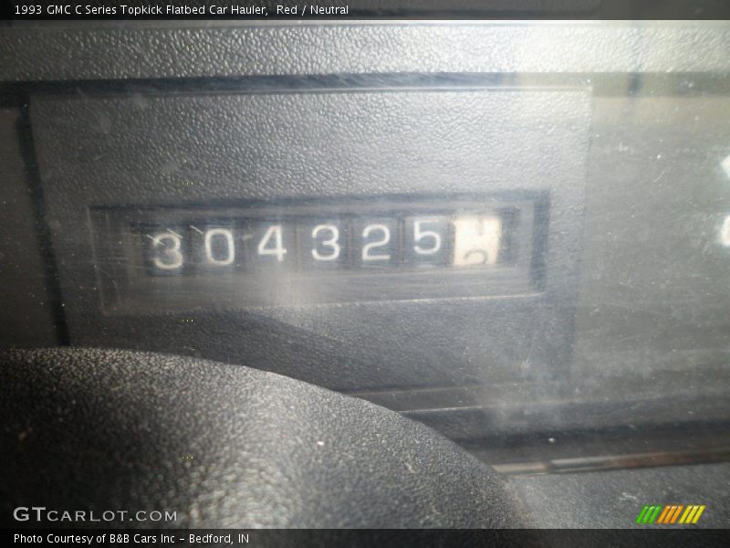 Red / Neutral 1993 GMC C Series Topkick Flatbed Car Hauler