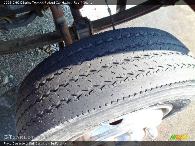 Red / Neutral 1993 GMC C Series Topkick Flatbed Car Hauler