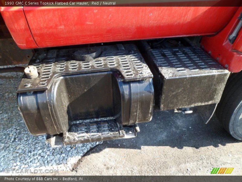Red / Neutral 1993 GMC C Series Topkick Flatbed Car Hauler