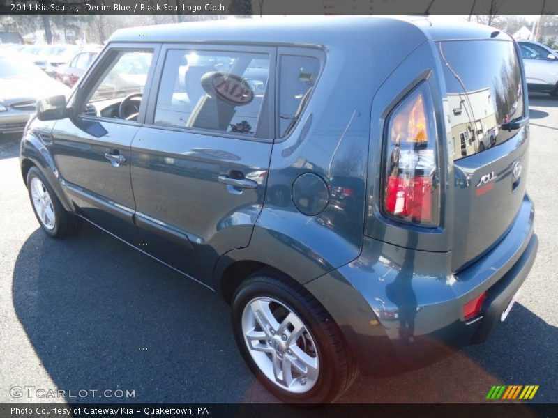 Denim Blue / Black Soul Logo Cloth 2011 Kia Soul +