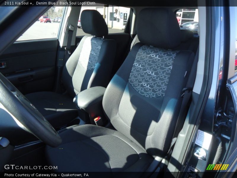 Denim Blue / Black Soul Logo Cloth 2011 Kia Soul +