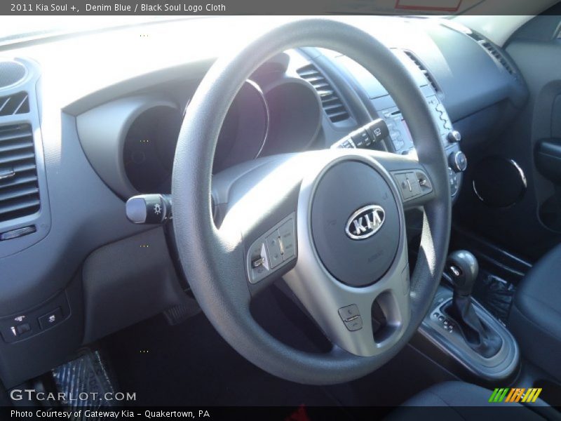 Denim Blue / Black Soul Logo Cloth 2011 Kia Soul +