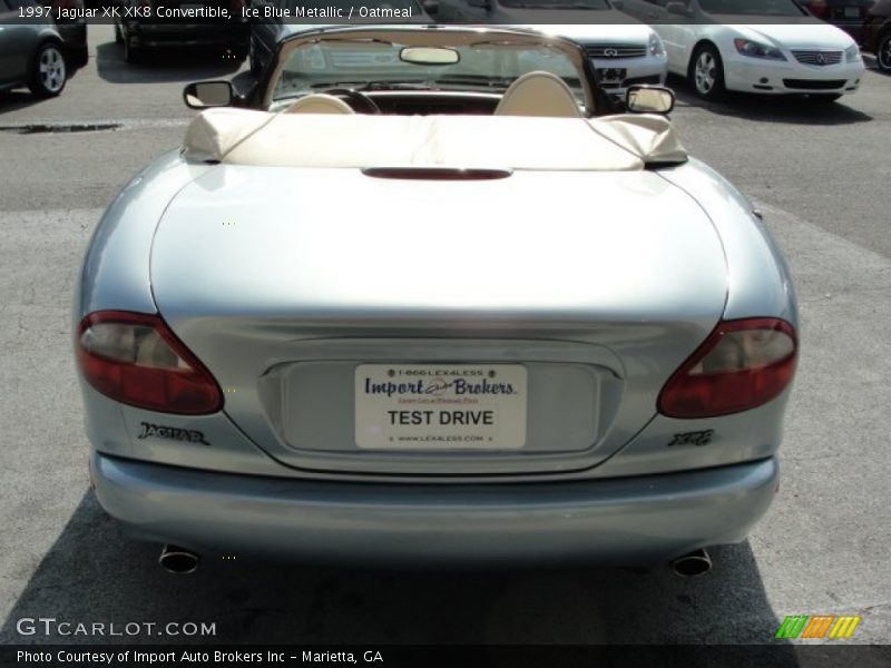 Ice Blue Metallic / Oatmeal 1997 Jaguar XK XK8 Convertible