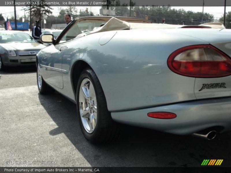 Ice Blue Metallic / Oatmeal 1997 Jaguar XK XK8 Convertible