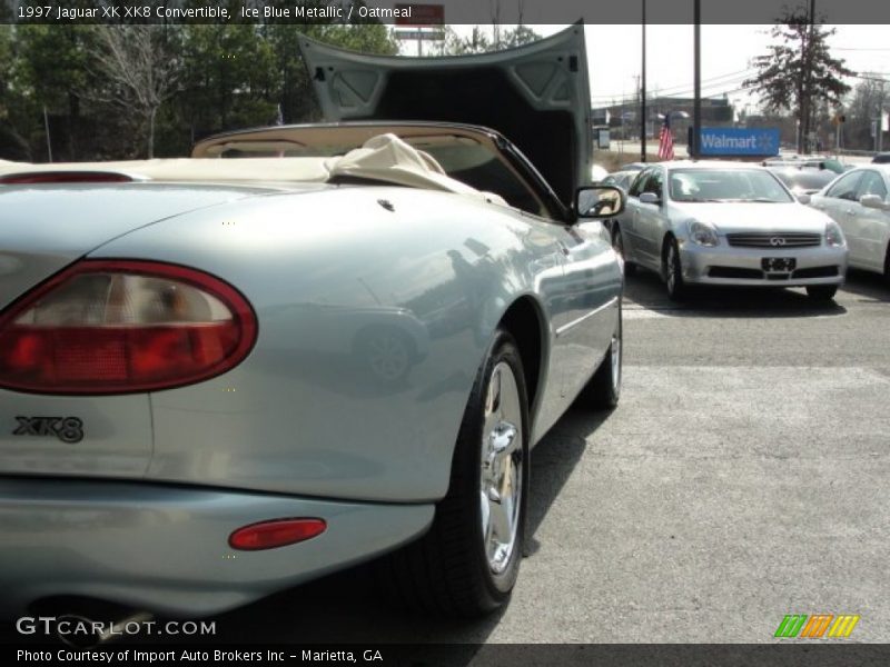 Ice Blue Metallic / Oatmeal 1997 Jaguar XK XK8 Convertible