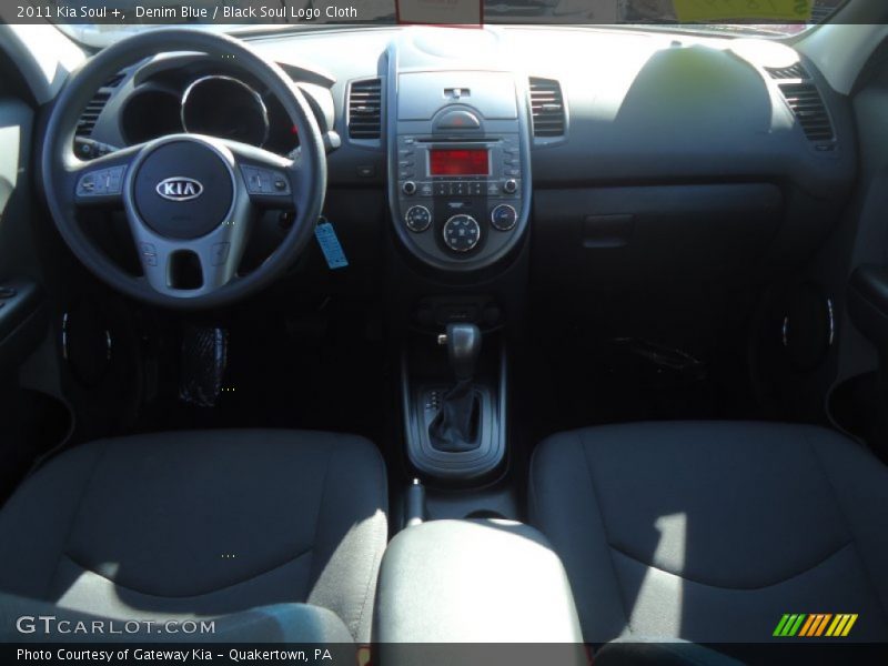 Denim Blue / Black Soul Logo Cloth 2011 Kia Soul +