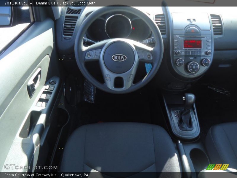 Denim Blue / Black Soul Logo Cloth 2011 Kia Soul +