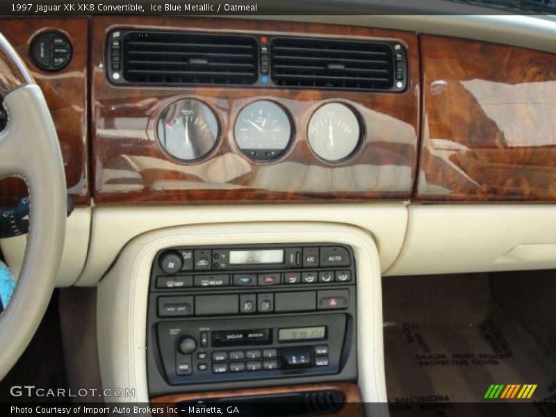 Ice Blue Metallic / Oatmeal 1997 Jaguar XK XK8 Convertible