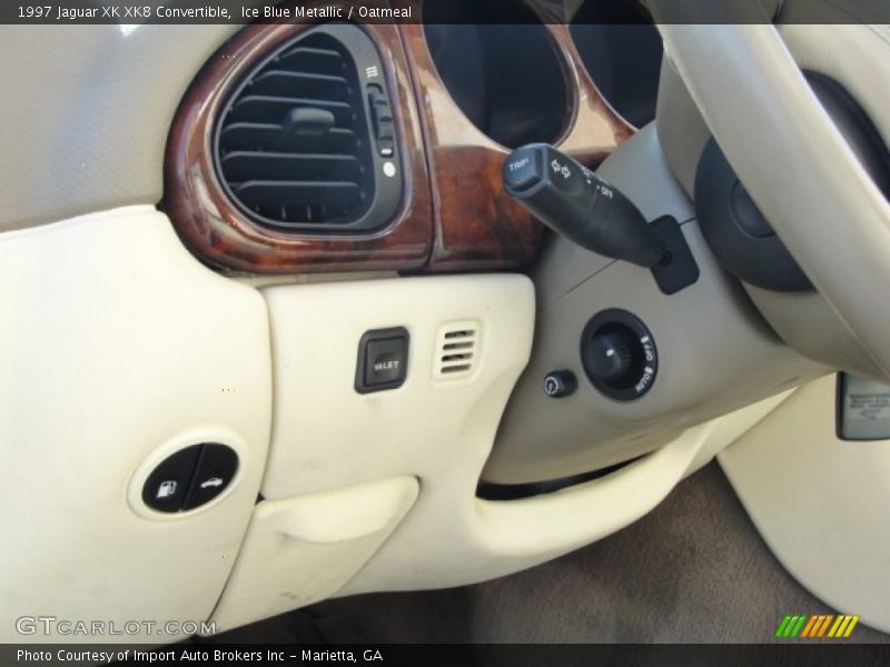 Ice Blue Metallic / Oatmeal 1997 Jaguar XK XK8 Convertible