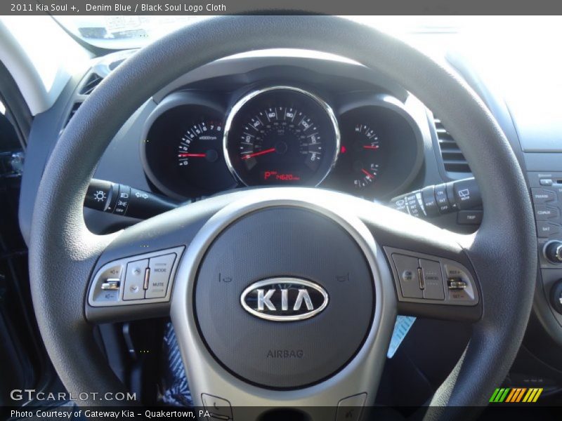 Denim Blue / Black Soul Logo Cloth 2011 Kia Soul +