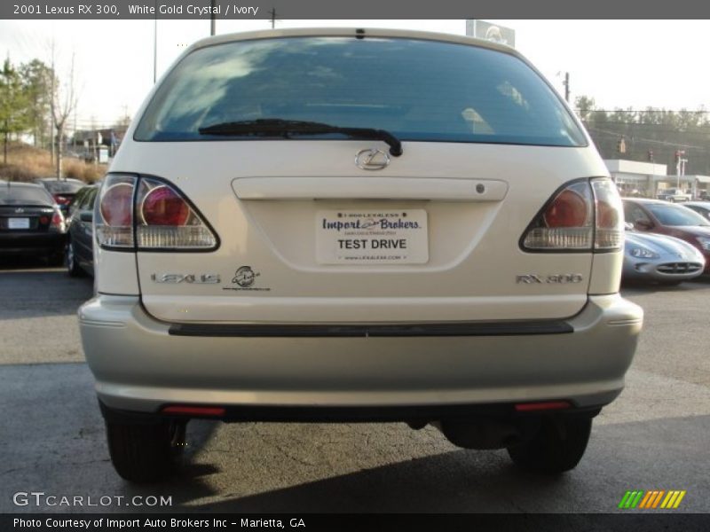 White Gold Crystal / Ivory 2001 Lexus RX 300
