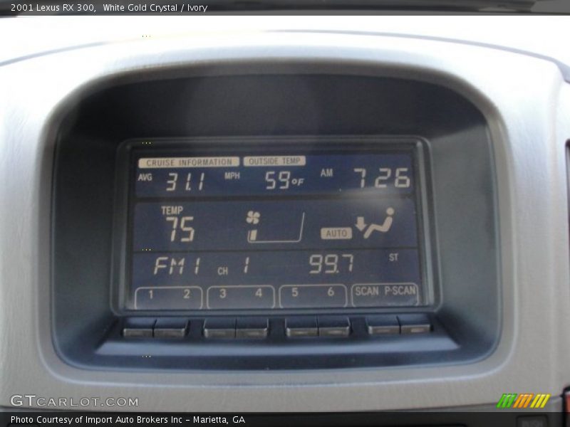 White Gold Crystal / Ivory 2001 Lexus RX 300