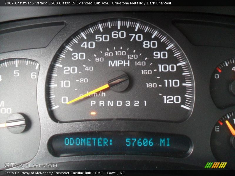 Graystone Metallic / Dark Charcoal 2007 Chevrolet Silverado 1500 Classic LS Extended Cab 4x4