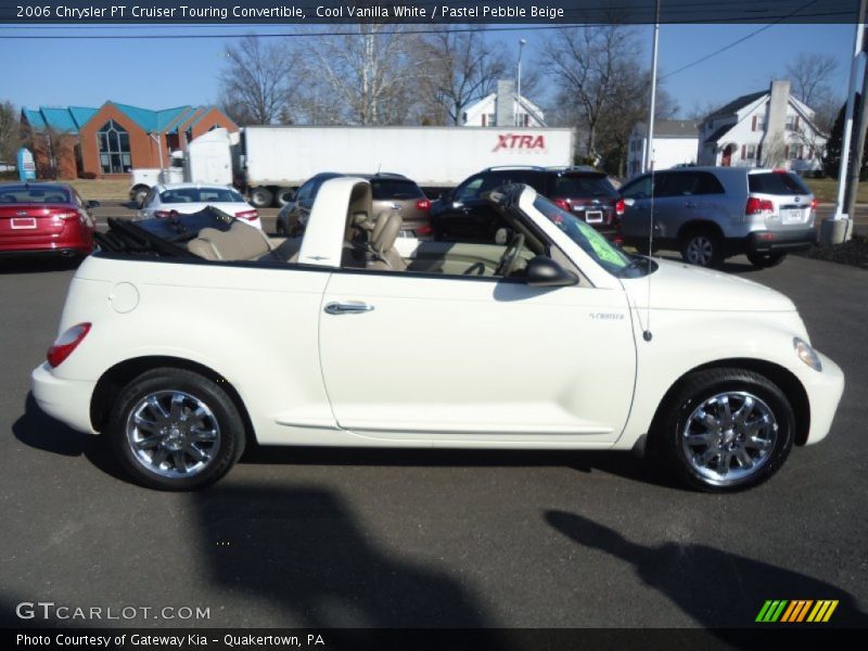 Cool Vanilla White / Pastel Pebble Beige 2006 Chrysler PT Cruiser Touring Convertible